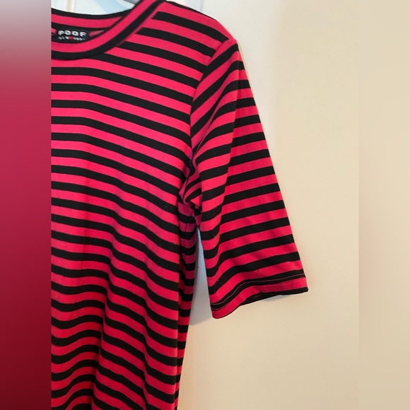 Black & Pink Striped Dress - Picture 3 of 5